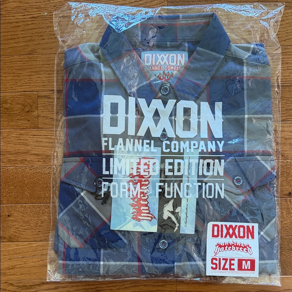 DIXXON Blue and Gray Plaid Button-Down Shirt